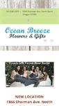 Mobile Screenshot of oceanbreezeflowers.net